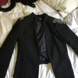 H&M embellished blazer